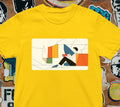 Minimalist Reading Art Modern Abstract Geometric Book - Adult & Kids T-Shirts, Sweatshirts & Hoodies apparel design preview 1