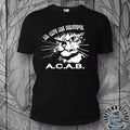 ALL CATS ARE BEAUTIFUL S-3XL AC AB Punk Fun Cops - Adult & Kids T-Shirts, Sweatshirts & Hoodies apparel design preview 1
