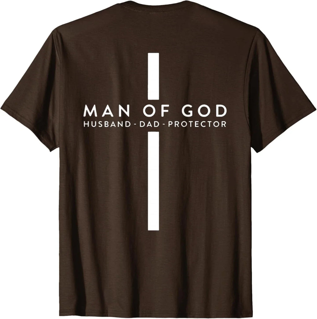 Man of God Husband Dad Protector - Adult & Kids T-Shirts, Sweatshirts & Hoodies apparel design preview 1
