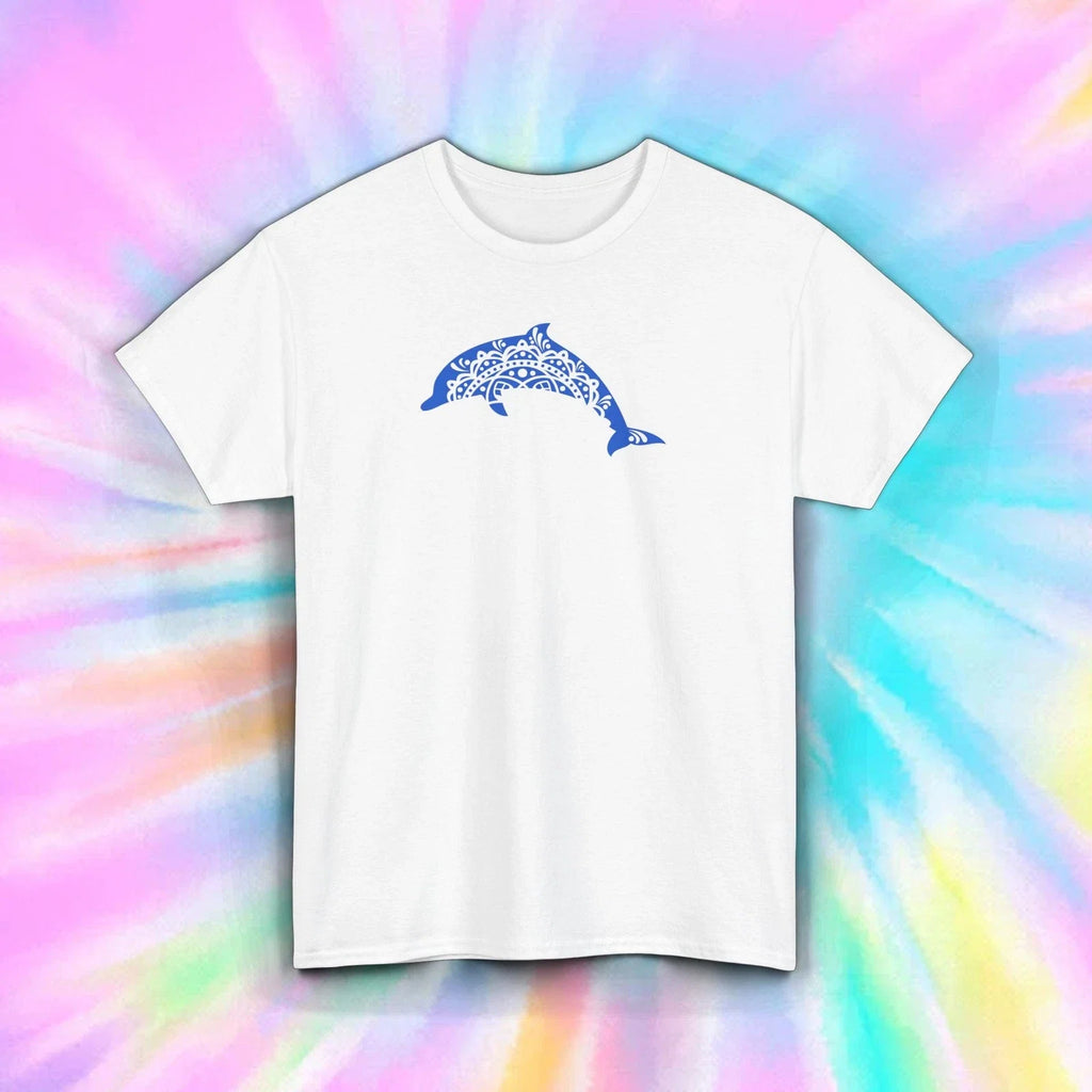 Mandala Dolphin Ocean Animal Beach Lover Aesthetic - Adult & Kids T-Shirts, Sweatshirts & Hoodies apparel design preview 1