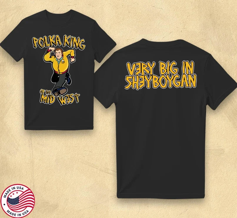Polka King of the Midwest Official Music Merch - Adult & Kids T-Shirts, Sweatshirts & Hoodies apparel design preview 1