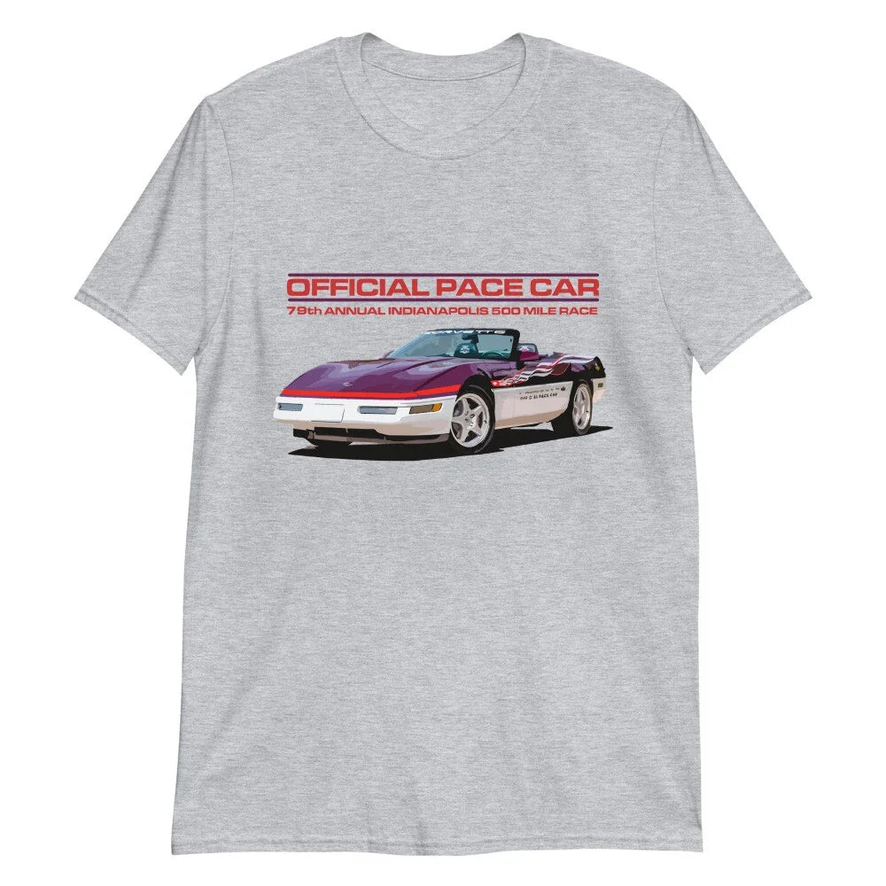 1995 vette Convertible Indianapolis 500 Pace Car - Adult & Kids T-Shirts, Sweatshirts & Hoodies apparel design preview 1