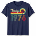Vintage 1976 50th Birthday Gift For Women Mum Grandpa - Adult & Kids T-Shirts, Sweatshirts & Hoodies apparel design preview 1