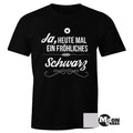 Men's Yes today a happy black saying funny Moonworks - Adult & Kids T-Shirts, Sweatshirts & Hoodies apparel design preview 1