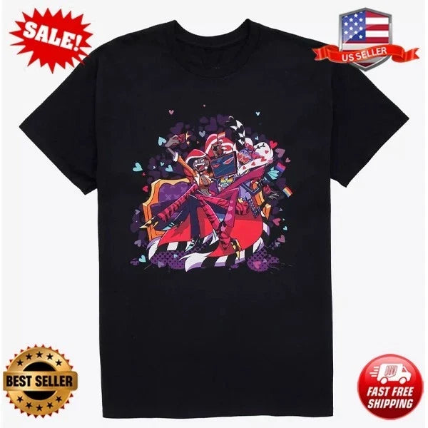 NEW Hazbin Hotel The Vees Pride Double-Sided S-5XL - Adult & Kids T-Shirts, Sweatshirts & Hoodies apparel design preview 1