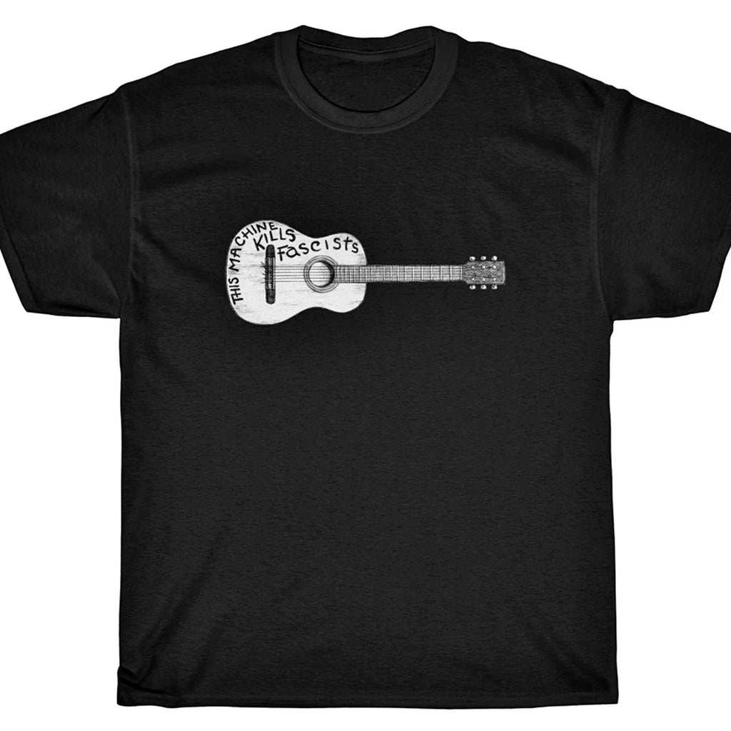 THIS MACHINE KILLS FASCISTS woody FOLK guthrie Sizes - Adult & Kids T-Shirts, Sweatshirts & Hoodies apparel design preview 1