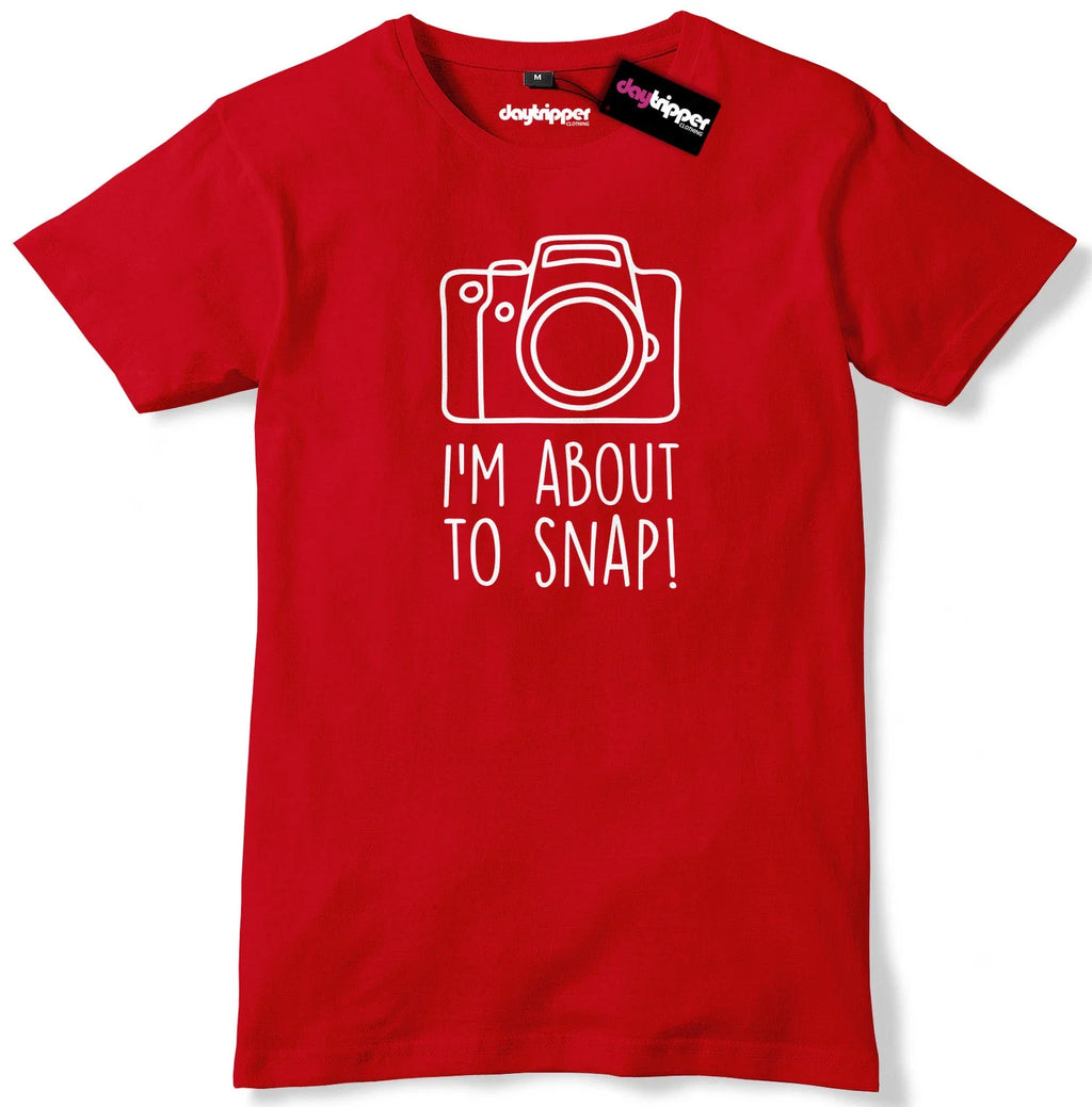 I'm About To Snap Photographer Camera Mens Premium - Adult & Kids T-Shirts, Sweatshirts & Hoodies apparel design preview 1