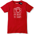 I'm About To Snap Photographer Camera Mens Premium - Adult & Kids T-Shirts, Sweatshirts & Hoodies apparel design preview 1