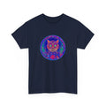 Cool Modern Art Cat Mandal Kitty Unique Feline Top - Adult & Kids T-Shirts, Sweatshirts & Hoodies apparel design preview 1
