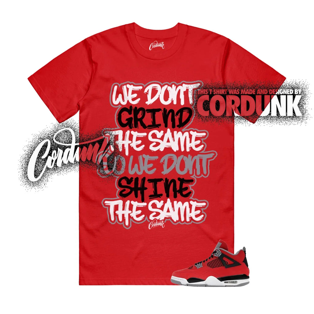 4 Toro Bravo Fire Red White Black Cement Grey 2026 - Adult & Kids T-Shirts, Sweatshirts & Hoodies apparel design preview 1
