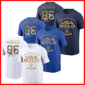 Jack Hughes #86 USA Hockey Team 2026 Winter Olympics - Adult & Kids T-Shirts, Sweatshirts & Hoodies apparel design preview 1