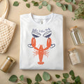 Dolce Vibes Only Funny Lobster Wine Glass Graphic - Adult & Kids T-Shirts, Sweatshirts & Hoodies apparel design preview 1