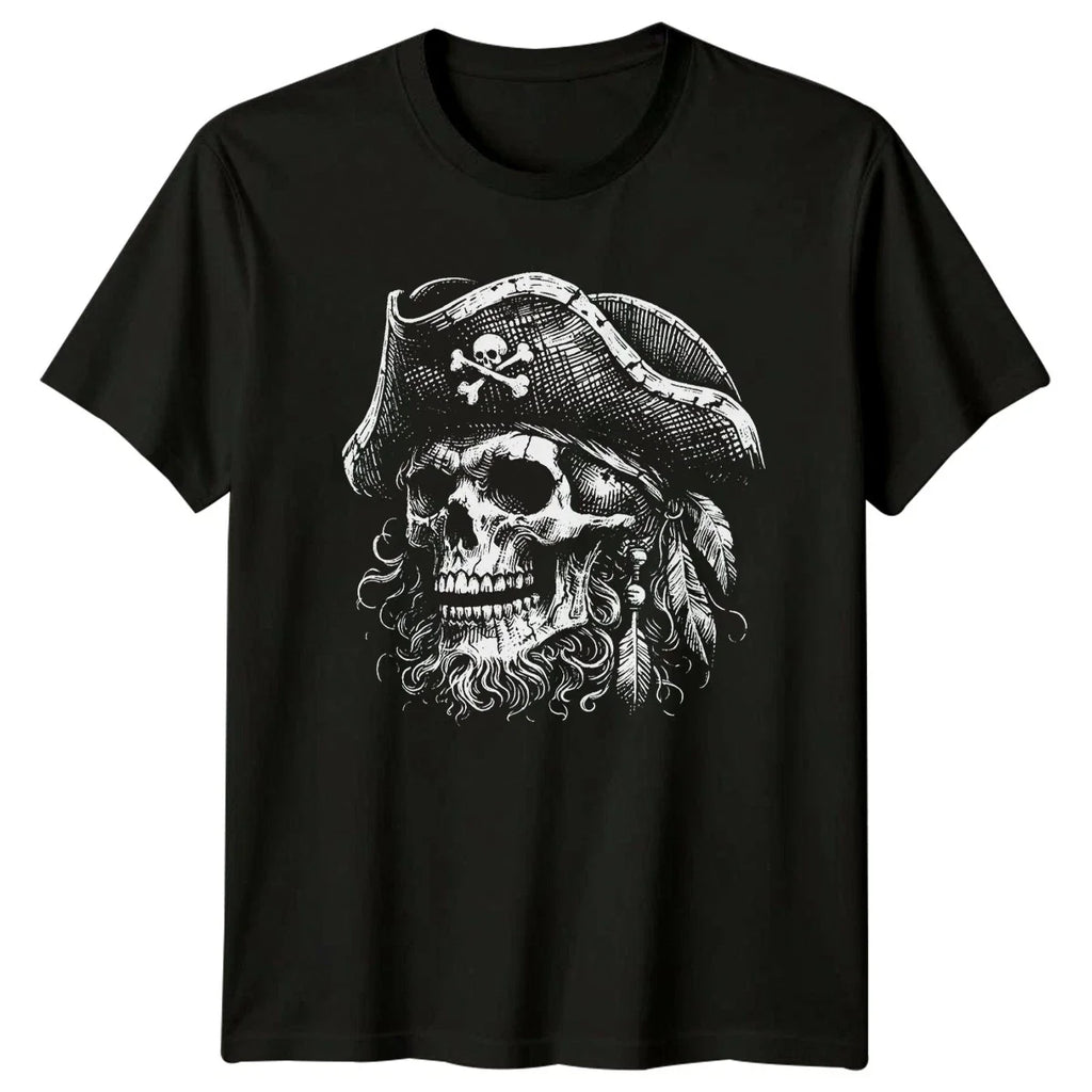 Captain Skull Pirate Mens Pirates Gift For Him - Adult & Kids T-Shirts, Sweatshirts & Hoodies apparel design preview 1