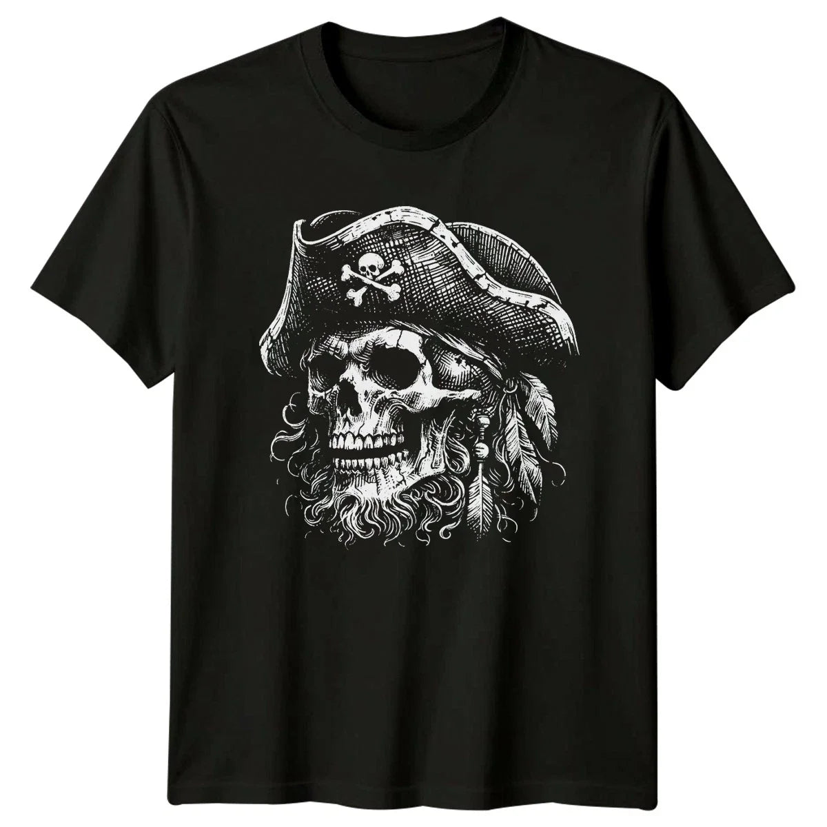 Captain Skull Pirate Mens Pirates Gift For Him - Adult & Kids T-Shirts, Sweatshirts & Hoodies apparel design preview 1