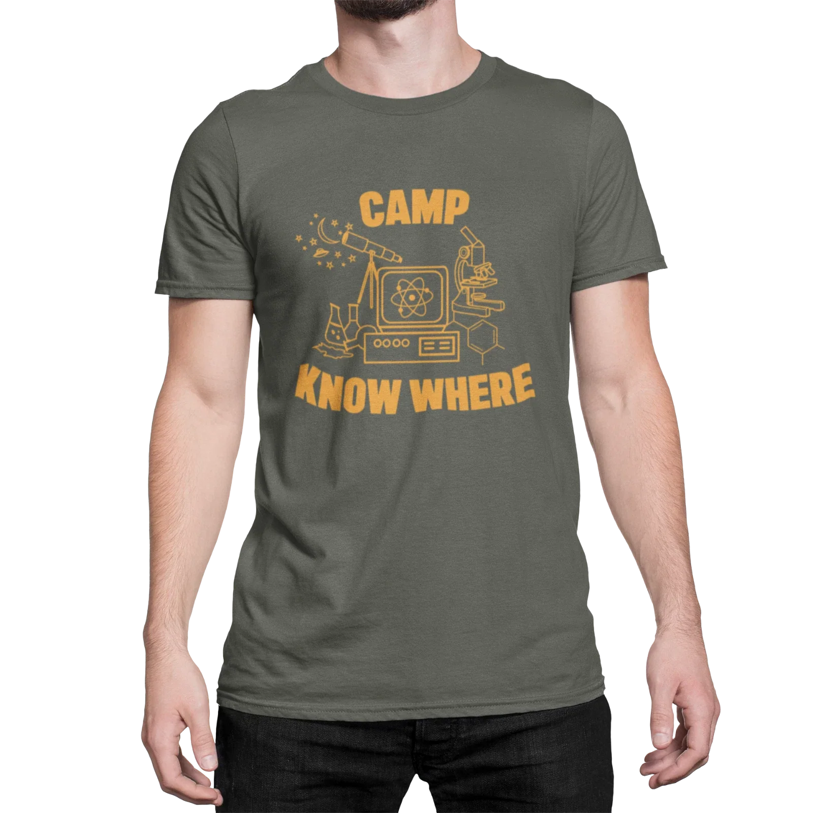 Camp Know Where TV Inspired Mens Ladies Unisex Retro - Adult & Kids T-Shirts, Sweatshirts & Hoodies apparel design preview 1