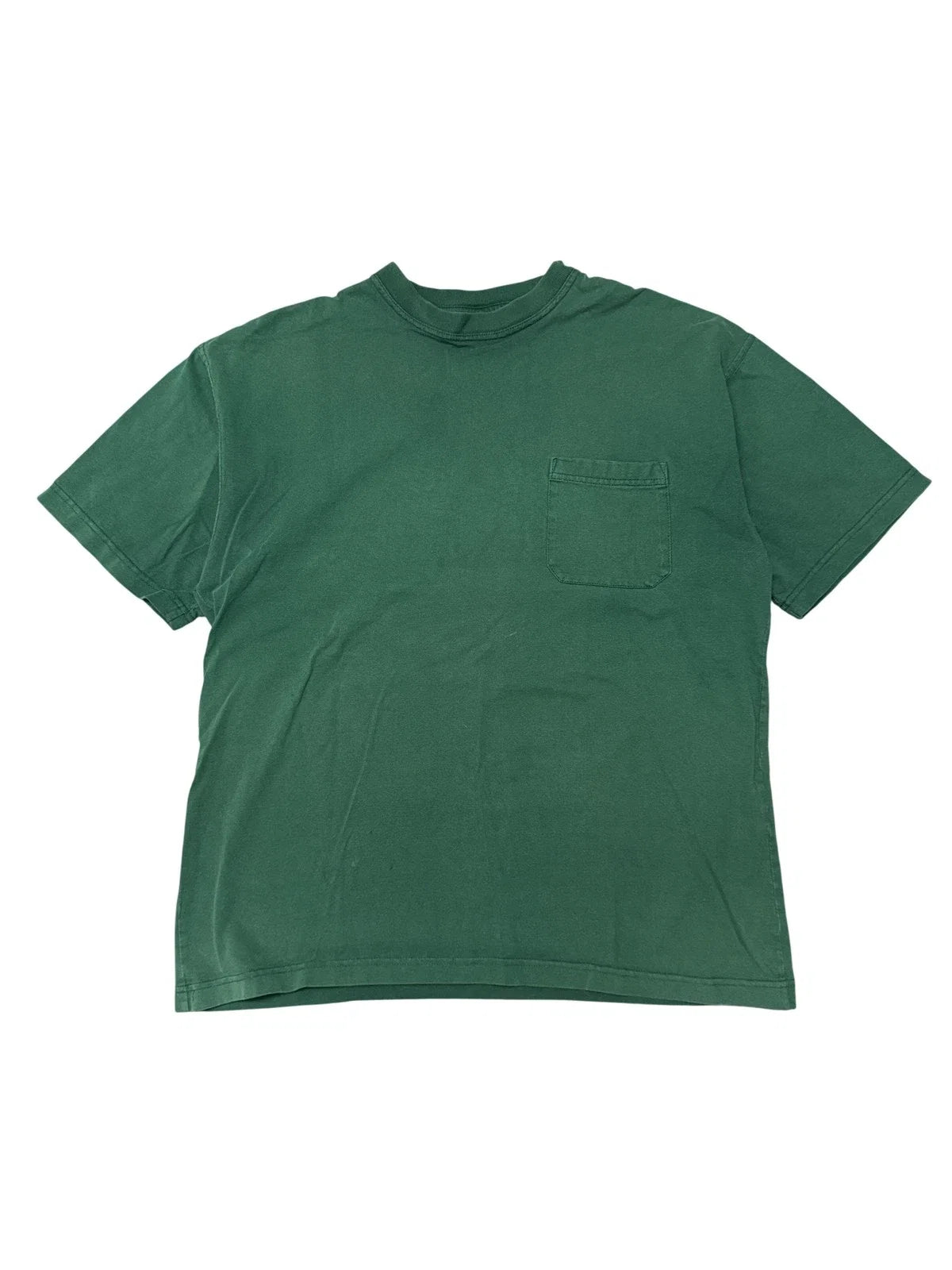 Vintage Bass Mens XL Green Pocket Crew Neck Basic - Adult & Kids T-Shirts, Sweatshirts & Hoodies apparel design preview 1