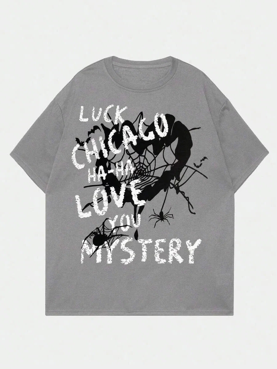 Grunge Punk Men Letter Graphic Vintage School Style - Adult & Kids T-Shirts, Sweatshirts & Hoodies apparel design preview 1