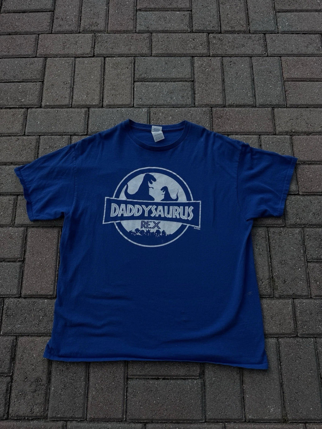 Daddysaurus Funny Humorous Dad Jokes Nerdy Dino Size - Adult & Kids T-Shirts, Sweatshirts & Hoodies apparel design preview 1