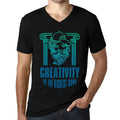 Mens Graphic V-Neck Creativity Is The Highest Good - Adult & Kids T-Shirts, Sweatshirts & Hoodies apparel design preview 1
