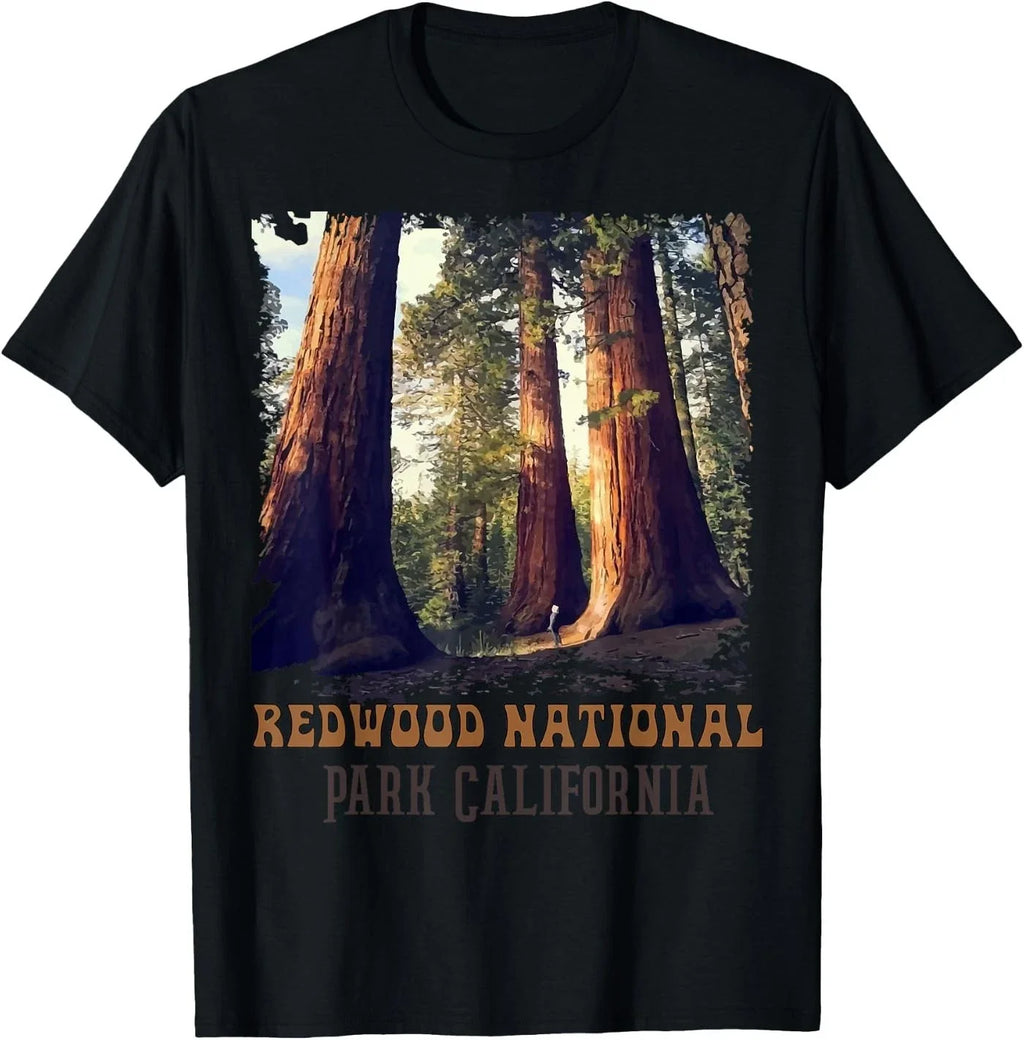 Humboldt Redwoods Retro US California State Vintage - Adult & Kids T-Shirts, Sweatshirts & Hoodies apparel design preview 1