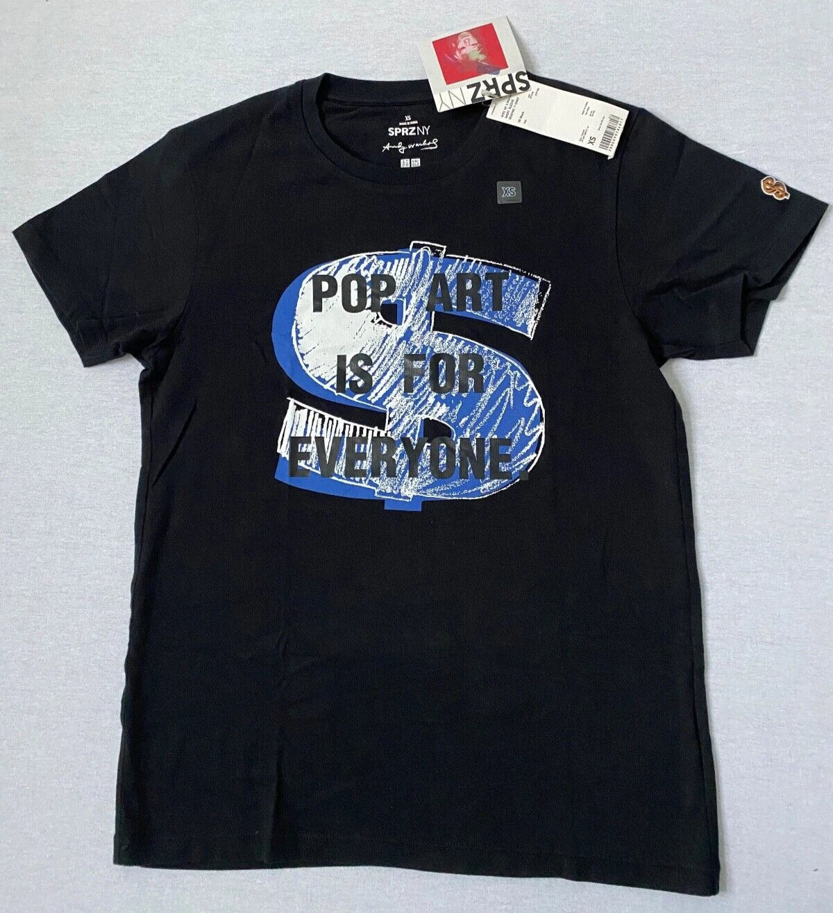 Andy Warhol "Pop Art Is For Everyone" Graphic Men's - Adult & Kids T-Shirts, Sweatshirts & Hoodies apparel design preview 1