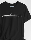 R129 Mercedes SL Roadster Silhouette 1989 2002 - Adult & Kids T-Shirts, Sweatshirts & Hoodies apparel design preview 1