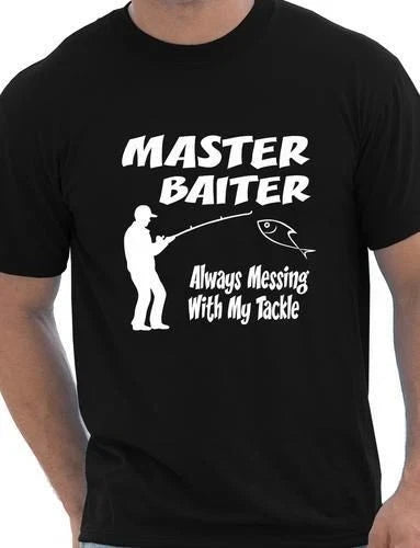 Master Baiter Funny Fishing Rude Mens Size S-XXL - Adult & Kids T-Shirts, Sweatshirts & Hoodies apparel design preview 1