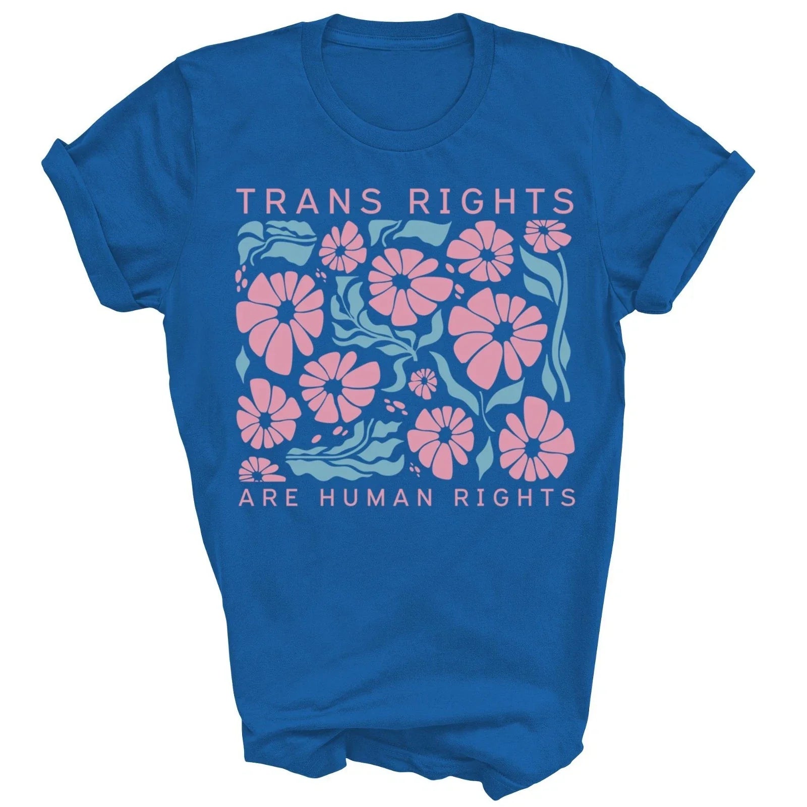 Trans Rights Are Human Lgbtq Pride Transgender Gift - Adult & Kids T-Shirts, Sweatshirts & Hoodies apparel design preview 1