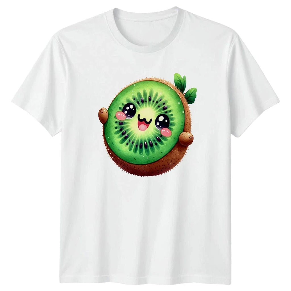 Adorable Kawaii Kiwi Fruit Food Birthday Gift - Adult & Kids T-Shirts, Sweatshirts & Hoodies apparel design preview 1