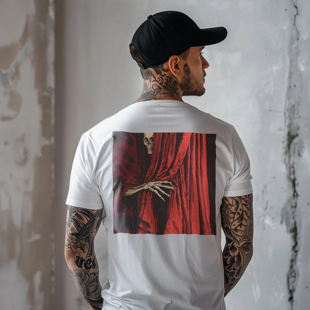 Unisex "What's Next" Minimal Horror Skull Streetstyle - Adult & Kids T-Shirts, Sweatshirts & Hoodies apparel design preview 1