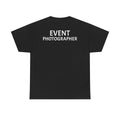 Event Photographer Official Staff Job Uniform (BACK - Adult & Kids T-Shirts, Sweatshirts & Hoodies apparel design preview 1