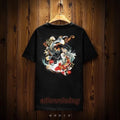 Men Koi Carp Embroidery Cotton Japanese Style Short - Adult & Kids T-Shirts, Sweatshirts & Hoodies apparel design preview 1