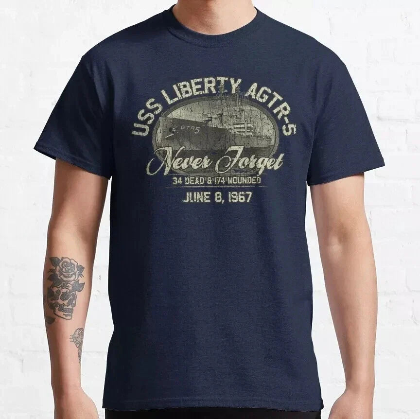 New Uss Liberty Agtr-5 1967 Classic S-5XL - Adult & Kids T-Shirts, Sweatshirts & Hoodies apparel design preview 1