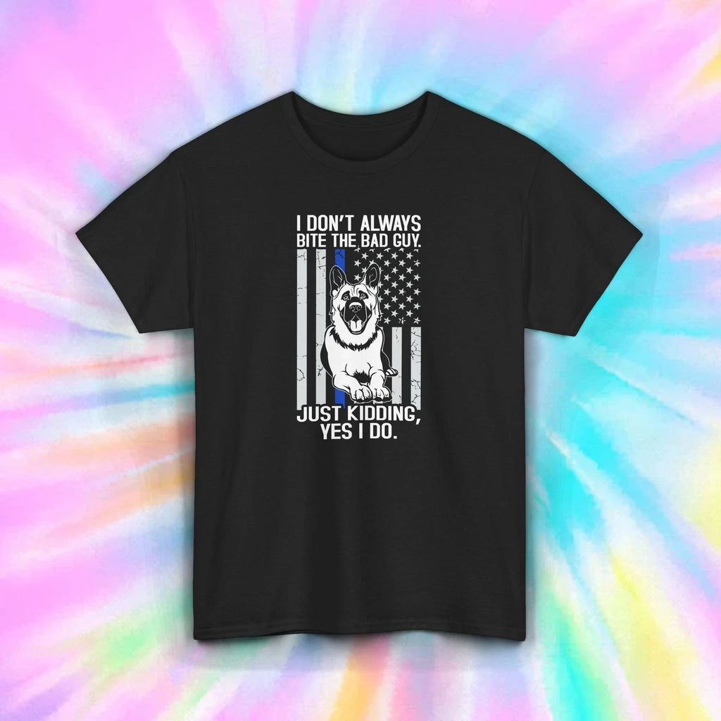 Bite The Bad Guy Funny Police K9 Dog Handler S-5XL - Adult & Kids T-Shirts, Sweatshirts & Hoodies apparel design preview 1