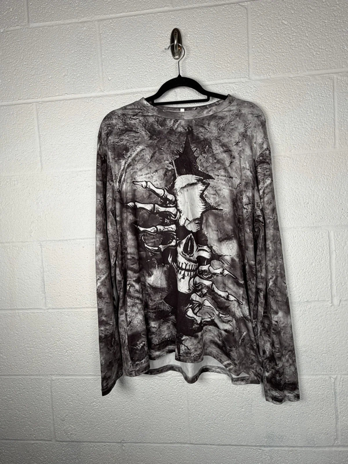 Men's M Y2K Goth Skull Top Skater Punk Grunge - Adult & Kids T-Shirts, Sweatshirts & Hoodies apparel design preview 1