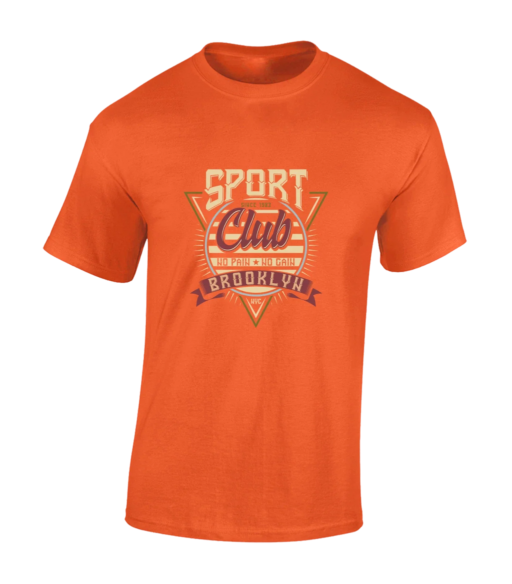 SPORT CLUB BROOKLYN MENS USA AMERICA DESIGN COOL - Adult & Kids T-Shirts, Sweatshirts & Hoodies apparel design preview 1