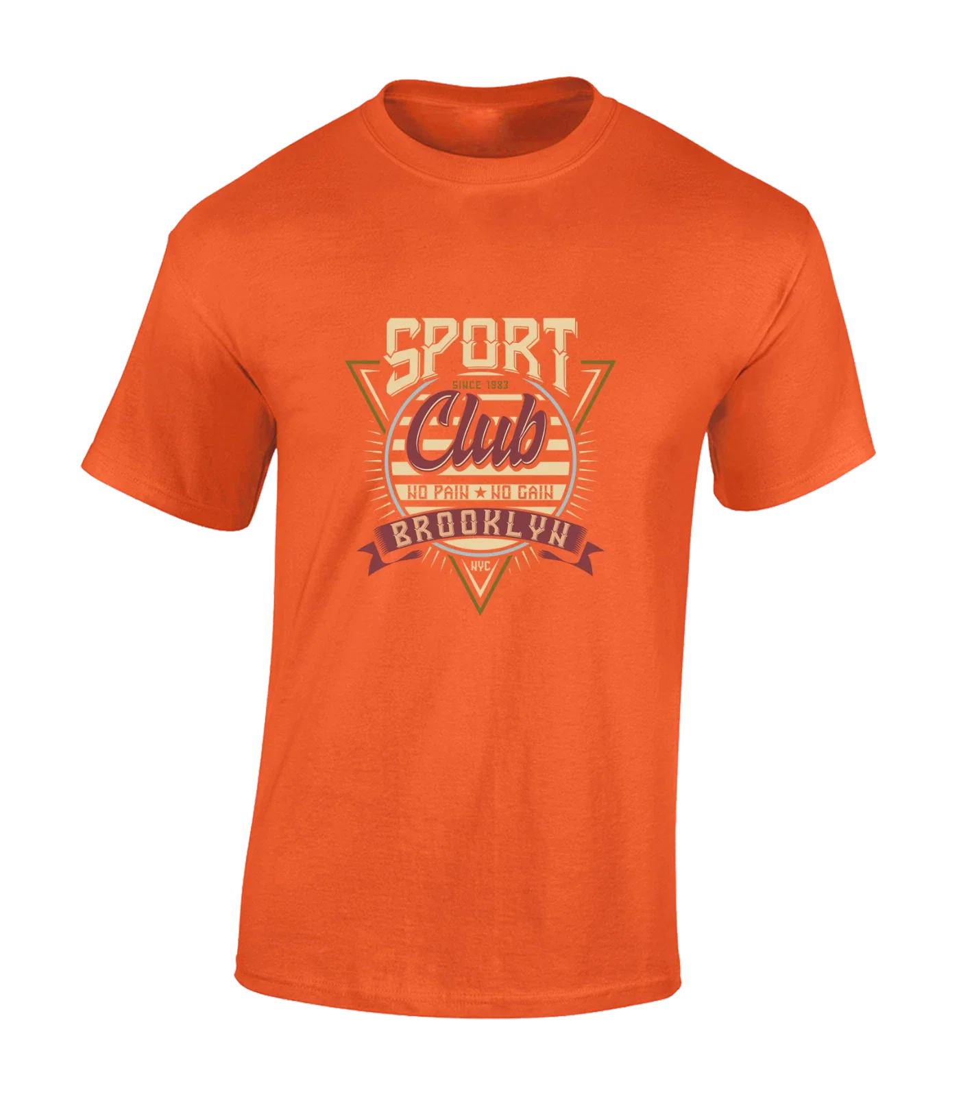 SPORT CLUB BROOKLYN MENS USA AMERICA DESIGN COOL - Adult & Kids T-Shirts, Sweatshirts & Hoodies apparel design preview 1