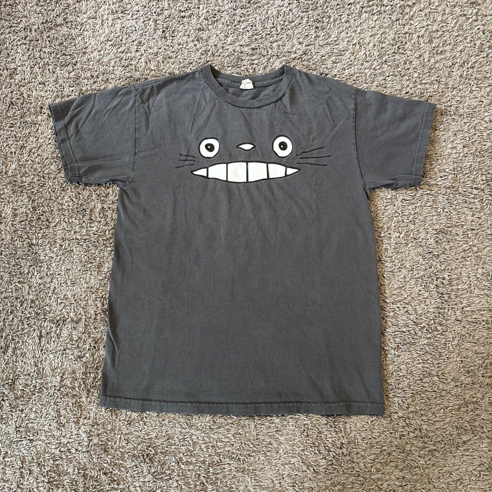 Vintage My Neighbor Totoro Mens Medium Big Face Anime - Adult & Kids T-Shirts, Sweatshirts & Hoodies apparel design preview 1