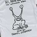 Daniel Johnston 'Hi, How Are You?' Classic White XL - Adult & Kids T-Shirts, Sweatshirts & Hoodies apparel design preview 1