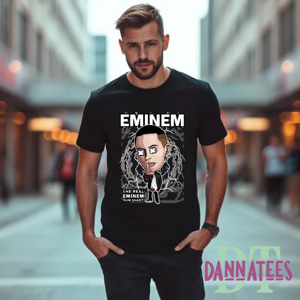 EMINEM The Real Slim Shady Cartoon Parody TOUR25 - Adult & Kids T-Shirts, Sweatshirts & Hoodies apparel design preview 1