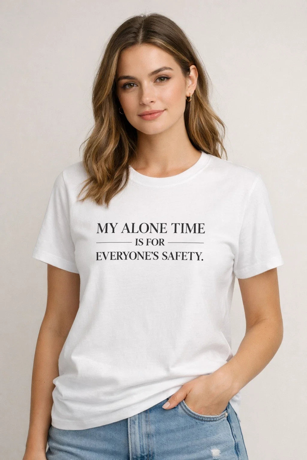 Funny Introvert My Alone Time Is for Everyone's - Adult & Kids T-Shirts, Sweatshirts & Hoodies apparel design preview 1