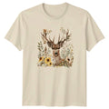 Deer Floral Boho Nature Gift For Him And Her - Adult & Kids T-Shirts, Sweatshirts & Hoodies apparel design preview 1