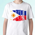Philippines flag white filipino holiday top art mens - Adult & Kids T-Shirts, Sweatshirts & Hoodies apparel design preview 1