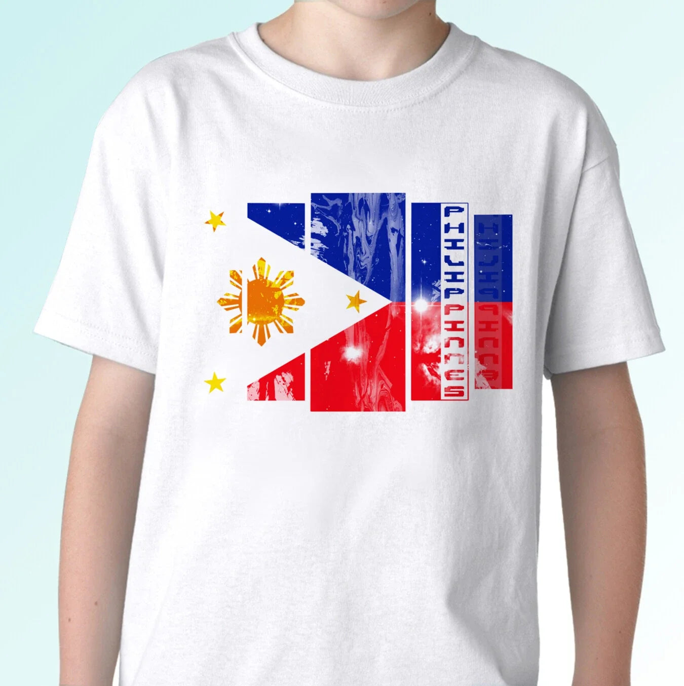 Philippines flag white filipino holiday top art mens - Adult & Kids T-Shirts, Sweatshirts & Hoodies apparel design preview 1