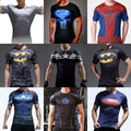 Comics SUPERHERO Mens Short Sleeve Sports Tops Biker - Adult & Kids T-Shirts, Sweatshirts & Hoodies apparel design preview 1