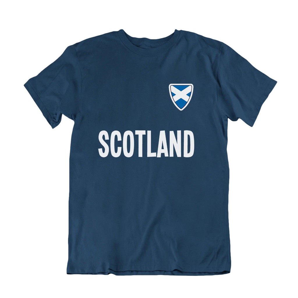 Mens SCOTLAND Football Top Design Scottish NAME World - Adult & Kids T-Shirts, Sweatshirts & Hoodies apparel design preview 1
