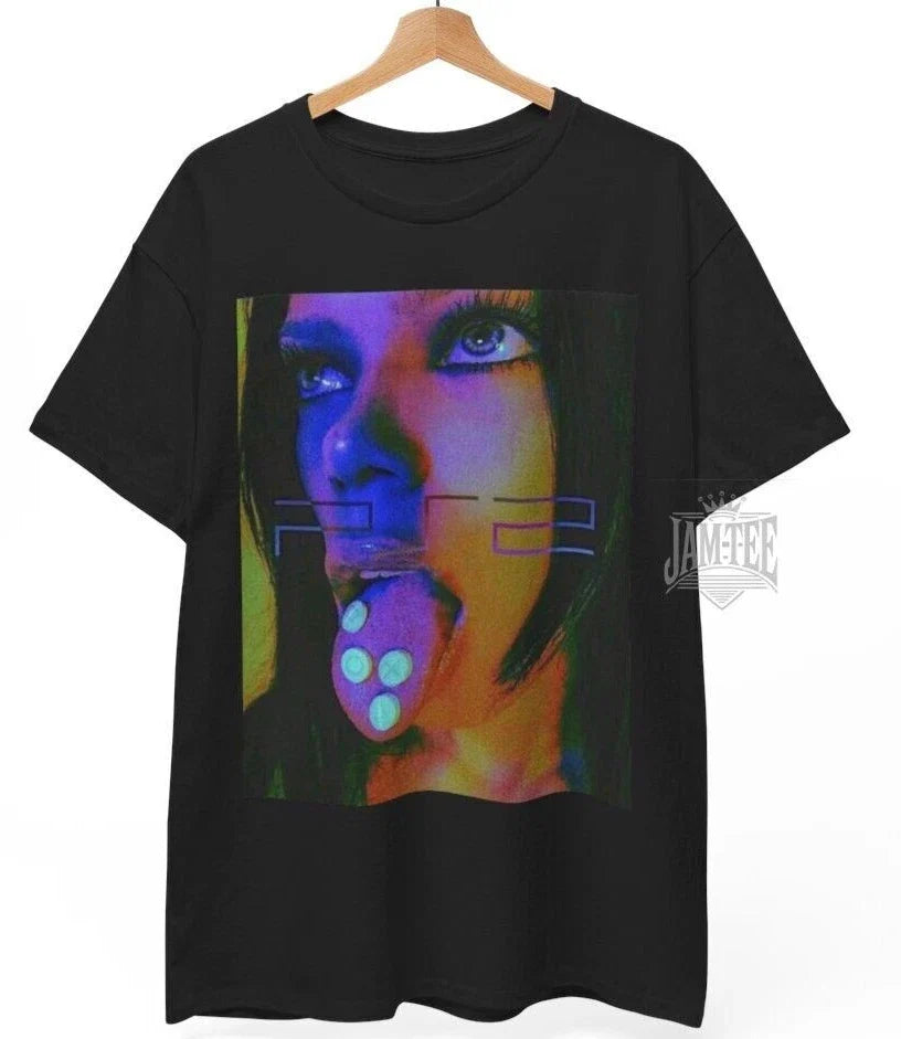 Playstation 2 Ad Campaign PS2 Y2K Gaming Retro - Adult & Kids T-Shirts, Sweatshirts & Hoodies apparel design preview 1