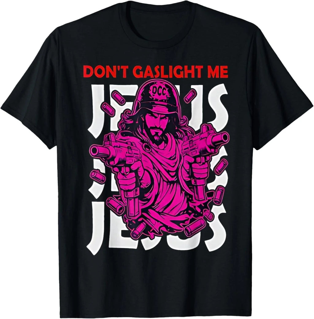 Don't Gaslight Me Jesus Funny Meme - Adult & Kids T-Shirts, Sweatshirts & Hoodies apparel design preview 1