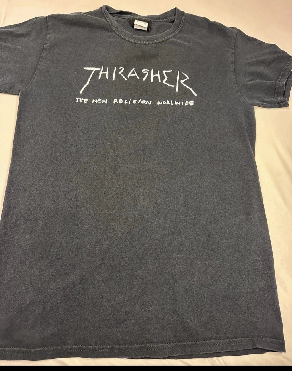 Y2K Thrasher Men's Dark Gray Graphic Print Short - Adult & Kids T-Shirts, Sweatshirts & Hoodies apparel design preview 1