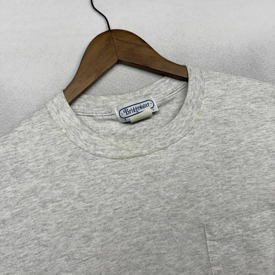 Vintage Blank men's Large Light Gray Selvedge Pocket - Adult & Kids T-Shirts, Sweatshirts & Hoodies apparel design preview 1